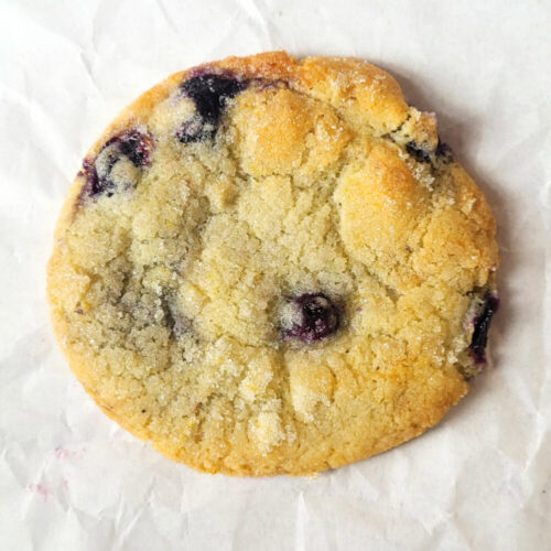 blueberry lemon zest cookie